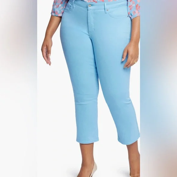 NYDJ Marilyn Ankle Straight Leg Jeans. Size 14W - Picture 2 of 16